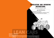 Lean Cars BDM 0909 Installation And Operating Instructions Manual