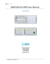 ADRF ADXD DAS User Manual