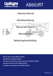 Upright AB60JRT Operator's Manual