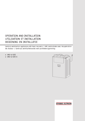STIEBEL ELTRON VRC-W 400 E Operation And Installation