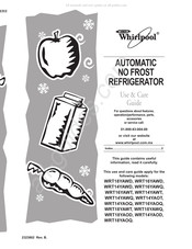 Whirlpool WRT18YAWD Use & Care Manual