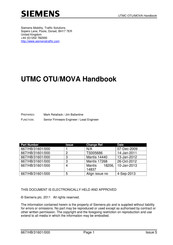 Siemens UTMC OTU Handbook