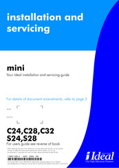 IDEAL MINI S24 Installation And Servicing