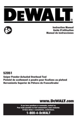 DeWalt 52051 Instruction Manual