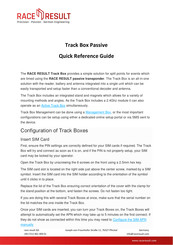 Race Result Track Box Passive Quick Reference Manual