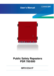 CommScope PSR 800 User'smanual