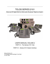 Telos 2101 Series User Manual