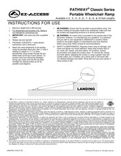 Ez-Access PATHWAY Classic Series Instructions For Use