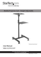 StarTech.com ADJPROJCART User Manual