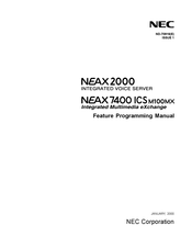 Nec NEAX 2000 Programming Manual