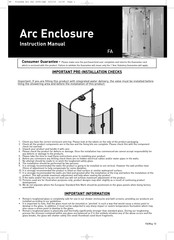 FA Arc Enclosure Instruction Manual