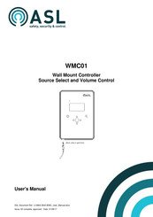 ASL INTERCOM WMC01 User Manual