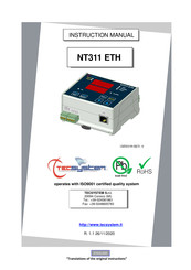 TECSYSTEM NT311 ETH Instruction Manual