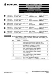 Suzuki 99000-99074-81N Installation Instructions Manual
