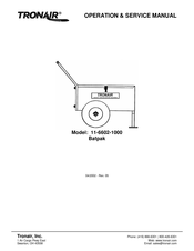 Tronair Batpak 11-6602-1000 Operation & Service Manual