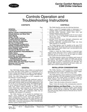 Carrier CSM Control Operation And Troubleshooting Instructions