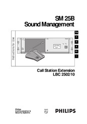 Philips LBC 2502/10 Instructions For Use Manual