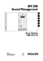 Philips LBB 2521/10 Installation And User Instructions Manual