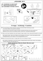 Moderno JOHN 01 Assembly Instructions Manual