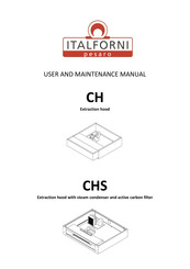 Italforni CHS User And Maintenance Manual