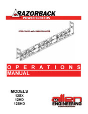 Allen Engineering Corporation RAZORBACK 12HD Operation Manual