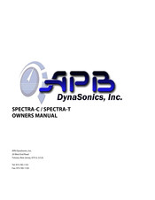 APB-DynaSonics SPECTRA-C Owner's Manual