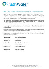 FreshWater MP2K Installation Manual And Technical Information