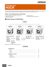 Omron H3CR-H - Manuals | ManualsLib