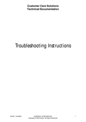 Nokia RM-4 Troubleshooting Instructions