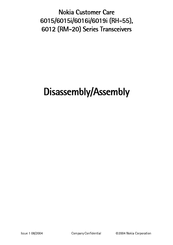Nokia RH-55 Disassembly/Assembly
