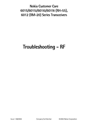 Nokia RH-55 Troubleshooting - Rf
