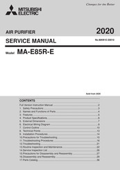 Mitsubishi Electric MA-E85R-E Service Manual