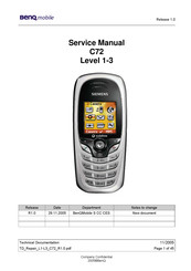 Benq-Siemens Vodafone C72 Service Manual