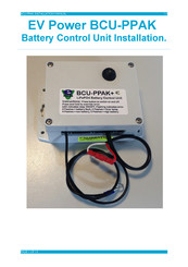 EV-POWER BCU-PPAK Installation Manual