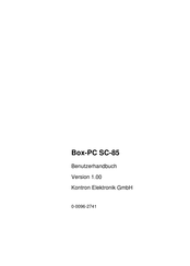 Kontron Box-PC SC-85-A User Manual