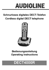 AUDIOLINE DECT4000R Operating Instructions Manual
