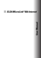 ELSA MicroLink 56k Internet User Manual
