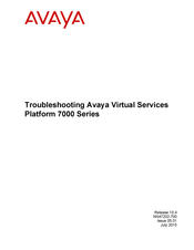 Avaya Virtual Services Platform 7000 Series Troubleshooting Manual