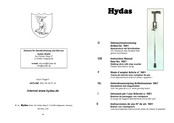 Hydas 1651 Instruction Manual