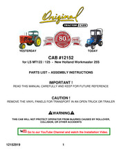 Original Tractor Cabs CAB 12152 Assembly Instructions Manual