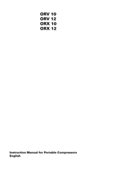 Atlas Copco ORX 12 Instruction Manual