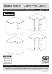 Hygena Monza Assembly Instructions Manual