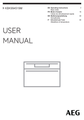 AEG KBK994519M User Manual
