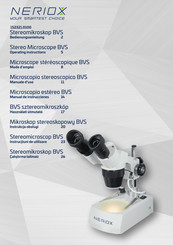 Neriox STEREO MICROSCOPE BVS Operating Instructions Manual