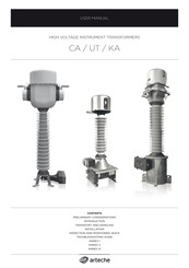 Arteche UTx-525 User Manual