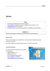 bluMartin freeAir100 Service