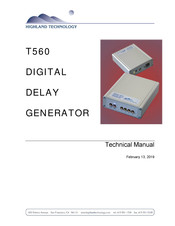 Highland T560 Technical Manual