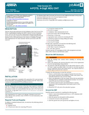 ADTRAN Total Access 374 Manual