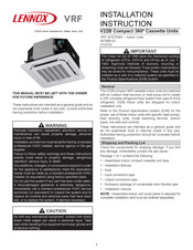 Lennox VRF V22B Series Installation Instruction
