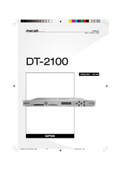 Macab DT-2100 Manual
